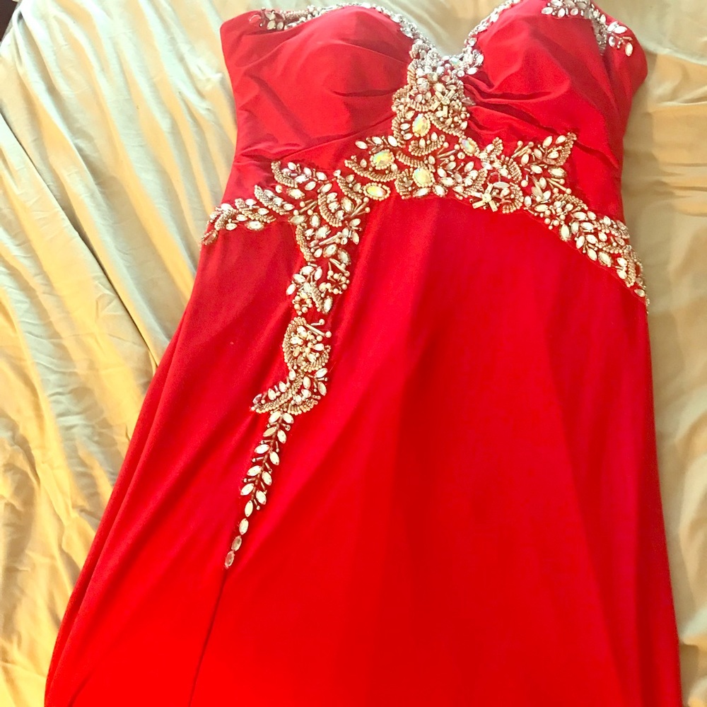 Red dress